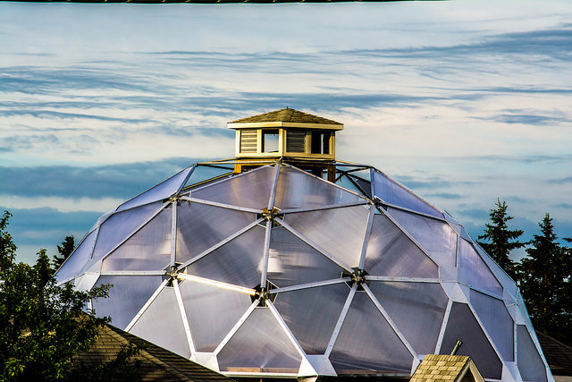 image of a geodesic dome